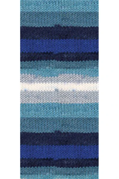 5 Adet Vega Stripe Premium Akrilik El Örgü İpi Yünü No: 82423 - Resim 3