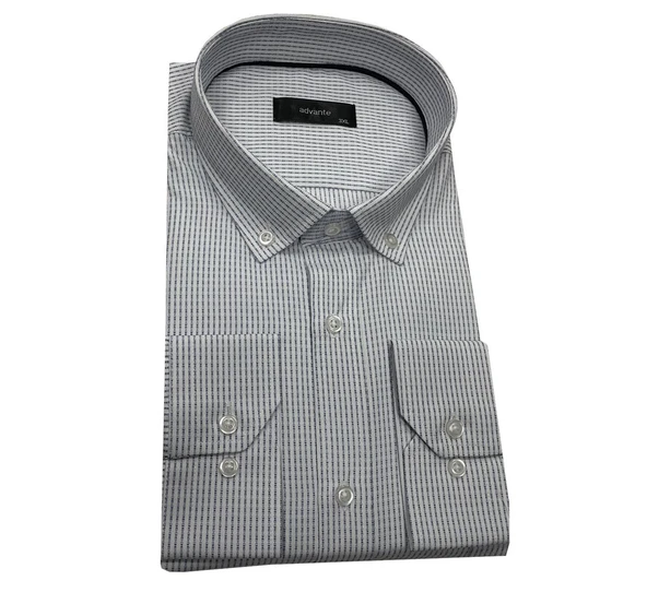 Advante Büyük Beden Uzun Kol Klasik Erkek Gömlek-7215 - 2