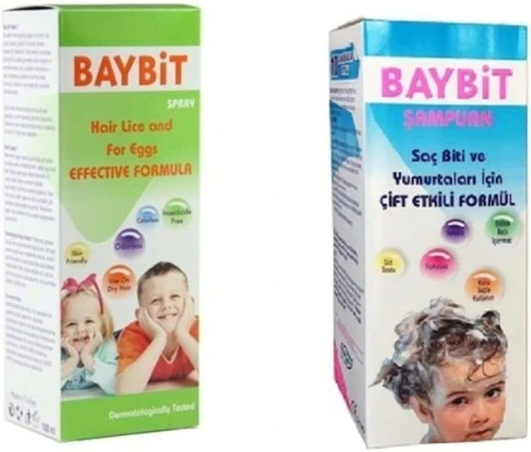 Baybit Bit Spreyi 100 Ml + Bit Şampuanı 100 Ml