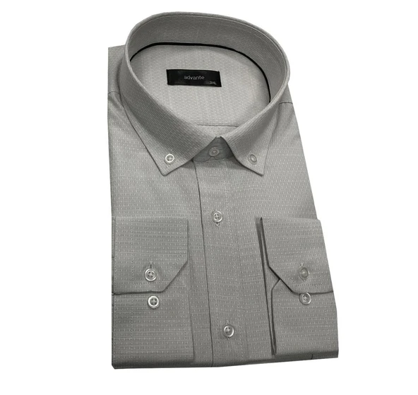 Advante Büyük Beden Uzun Kol Klasik Erkek Gömlek-7214 - 2