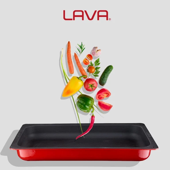 Lava Servis Tepsisi 53 X 32 Cm Mavi - Resim 5