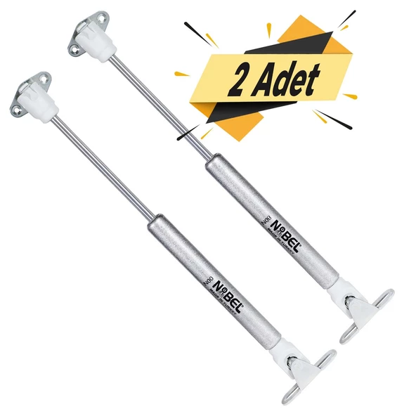 Nobel Dolap Amortisörü Gazlı Piston Kapak Hidroliği (27 cm 80N) - 4