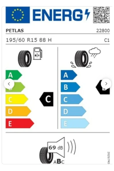 Petlas ProGreen PT525 195/60 R15 88H Yaz Lastiği - 2025 - 2
