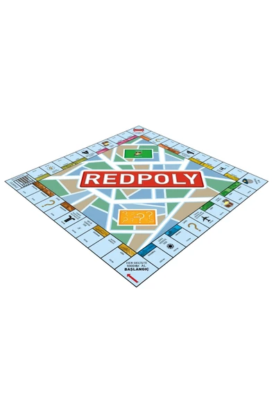 Emlak Ticaret Oyunu Redpoly Redka Monopoly Monopoli Strateji oyunu Aile Oyunu Eğlenceli kutu oyunu - 5