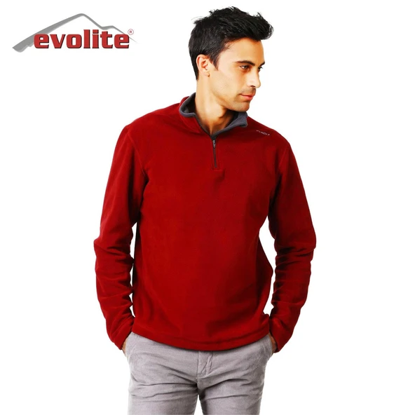 Evolite Fuga Bay Mikro Polar Sweater - Bordo - 11