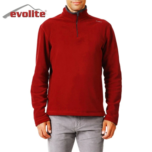 Evolite Fuga Bay Mikro Polar Sweater - Bordo - 5