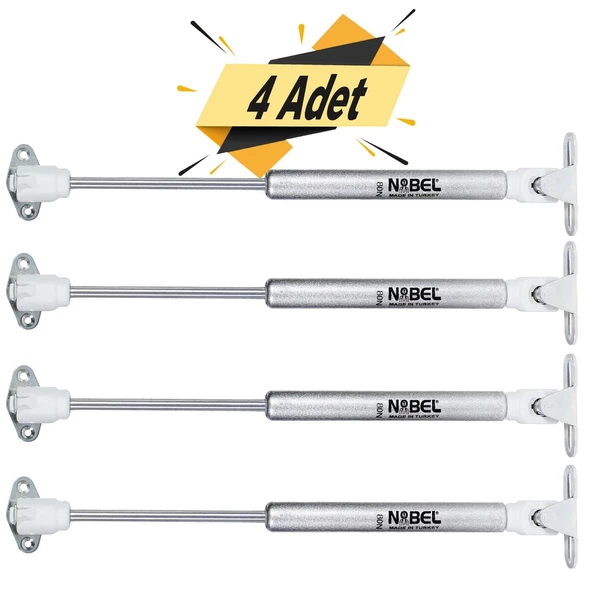 Nobel Dolap Amortisörü Gazlı Piston Kapak Hidroliği (27 cm 80N) - 6