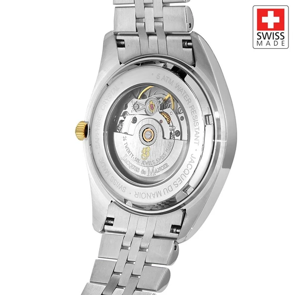 INSPIRATION JWG04208 (Sellita SW200-1, 26 Jewels Otomatik Mekanizmalı, Swiss Made) Erkek Kol Saati - 2