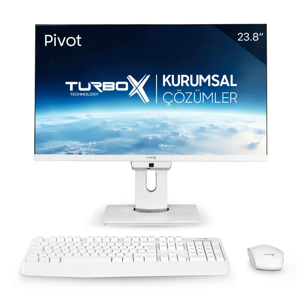 Turbox i7 12.Nesil 12700 32GB DDR4, 512GB SSD, 23.8 Beyaz Tümleşik Bilgisayar