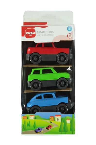 Zuzu Toys Zuzu 3'lü Küçük Arabalar