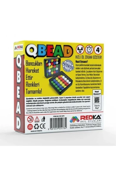 SKY TOPTAN 3 Yaş Üzeri Eğitici Oyuncak Qbead - 3