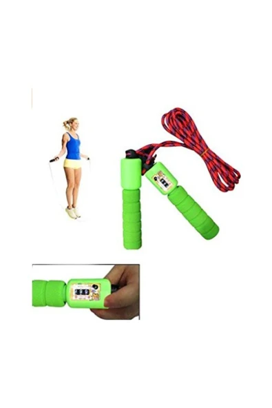 CMT Sayaçlı Atlama Ipi Saplı Antrenman Aleti Ip Egzersiz Evde Spor - 2