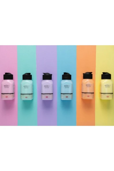 Artdeco 6 Lı Akrilik Boya Seti 75 Ml Pastel Renkler - 2