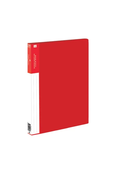 Faber Castel Faber Sunum Dosyası Standart 20li Kırmızı 120103