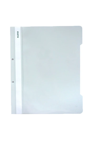 Leitz Telli Dosya Plastik Beyaz L-4189 (50 Lİ PAKET)
