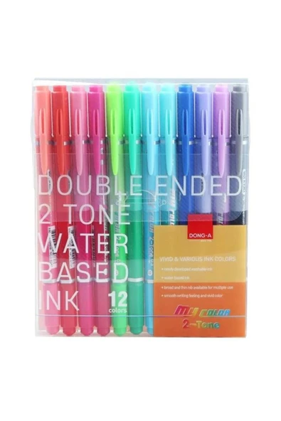 Dong-A My Color 2 Duo Çift Renk 12li Set