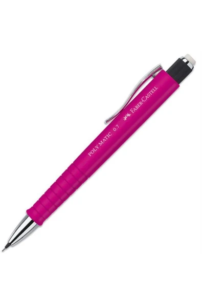 Faber Castell Poly Matic 0 7 Opak Gövde Pembe Versatil Kalem