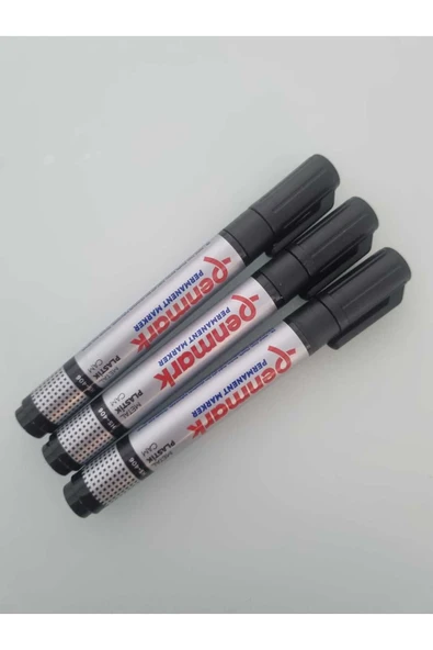 penmark Permanent Marker Kesik Uç Siyah (3 adet)