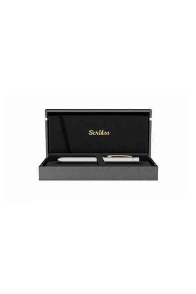 Scrikss 93 Trio Multifonksiyon Gold Krom Kalem