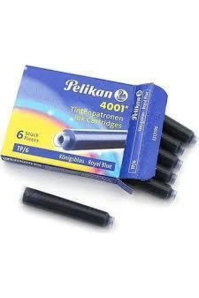 Pelikan Dolma Kalem Kartuşu Küçük Royal Mavi 4001