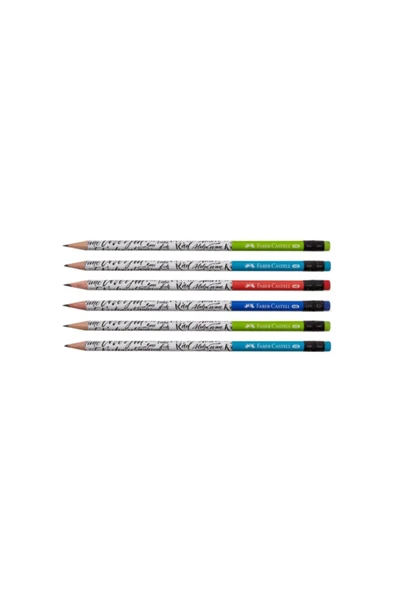 Faber Castell F.castell Caligraphy Silgili Kurşun Kalem Hb