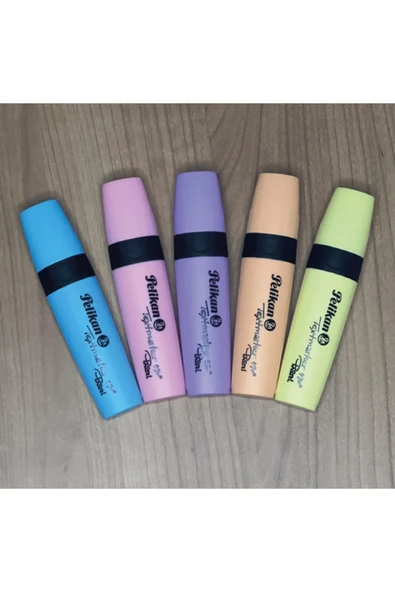 Pelikan 490 5 Pastel Renk Fosforlu Kalem Seti - Işaretleme Kalemi