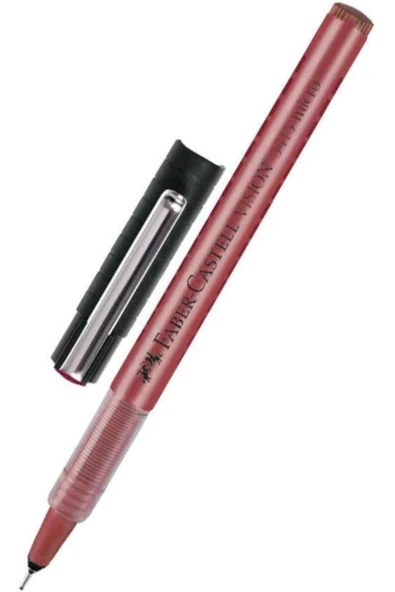 Faber Castell Faber-castell Vision 5415 Micro Roller Kalem 0.3 Mm Kırmızı