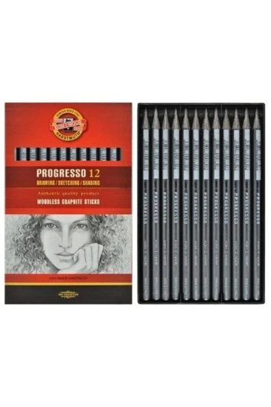 Koh-i Noor Koh-i-noor Woodless Graphite Pencil 8911 Hb Graphite Kalem 8911-0hb004pz 12 Li