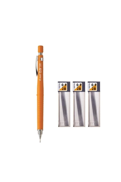 Pilot H-329 0,9mm Mekanik Versatil Kalem Tombow Leader Min 0.9 3'lü