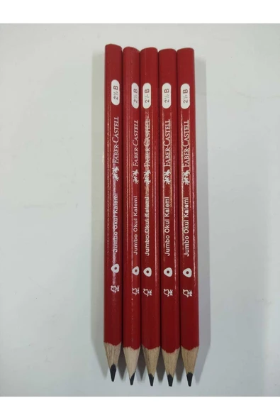 Faber Castell Faber-castel 5'li Jumbo Kurşun Kalem(2,5 B Ilk Kalemim)