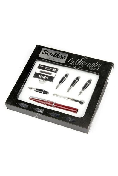 Scrikss Kaligrafi Seti Bordo 33