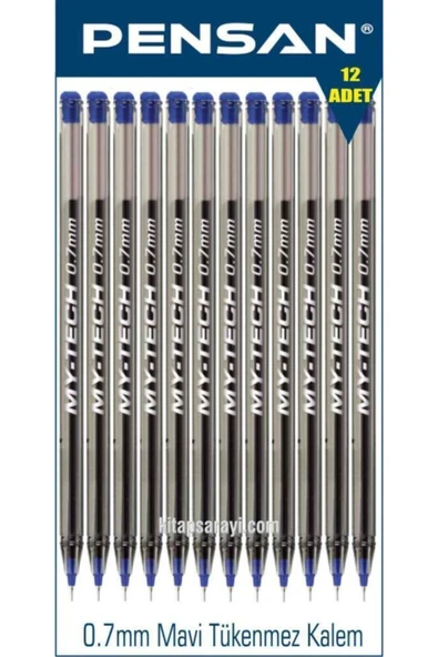 Pensan My-tech 0.7 Mm Mavi Tükenmez Kalem