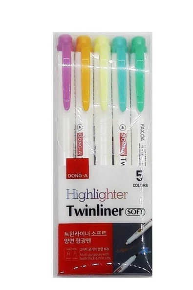 Dong-A Twinliner Soft Fosforlu Kalem