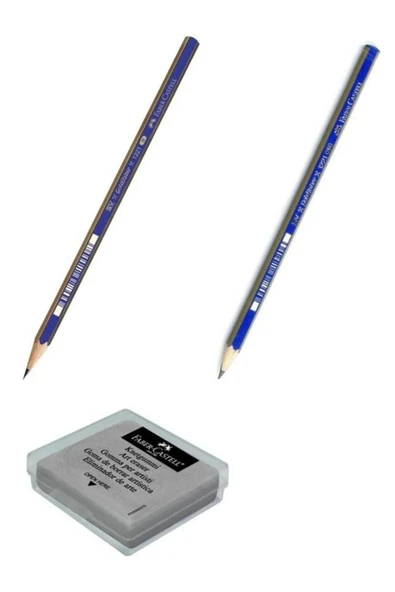 Faber Castell H Ve Hb Dereceli Kalem Seti Hamur silgi hediyeli
