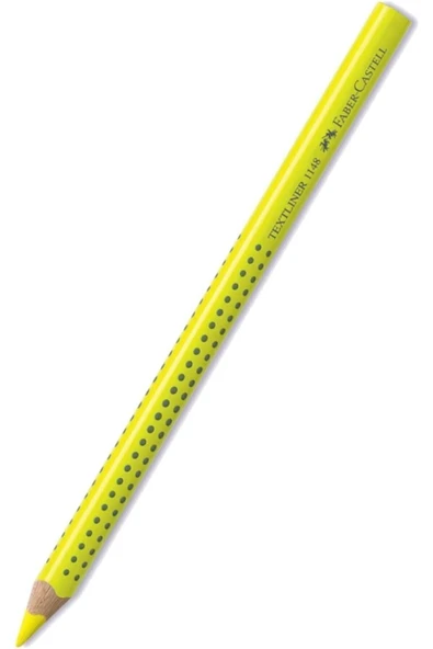 Faber Castell Sarı Ahşap Gövdeli Fosforlu Kalem