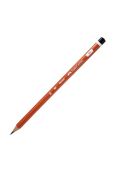 Faber Castell Mercanlı Metalik Kurşun Kalem 2b - Turuncu Kaplamalı