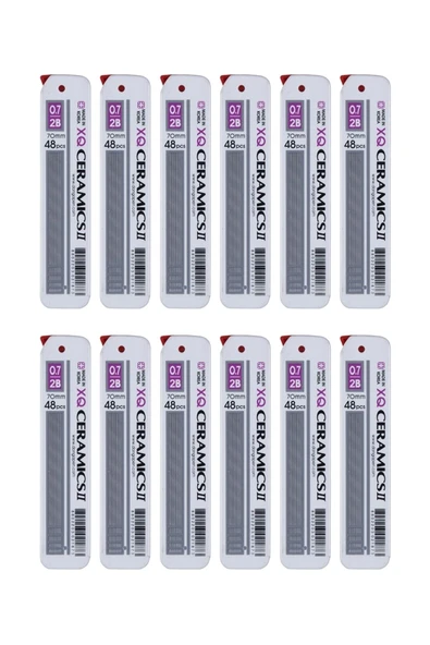 Dong-A Ceramics 0,7 Versatil Uç Min 2b 70 Mm 48'li 12'li Tüp 1 Paket 576 Minyeni Dökülmez Kapak