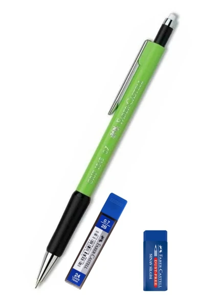 Faber Castell 1347 Versatil Uçlu Kalem Silgi+uç Hediyeli Resimdeki Ürünler.