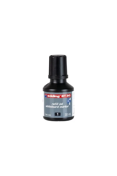 Edding Bt30 Whiteboard Marker Ink Yazı Tahtası Kalemi Mürekkebi 30 Ml. Siyah
