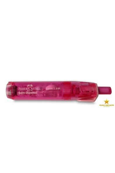 Faber Castell Pembe Kalem Şerit Düzeltici + Refil (yedek Hediyeli) 6m X 5mm - 2