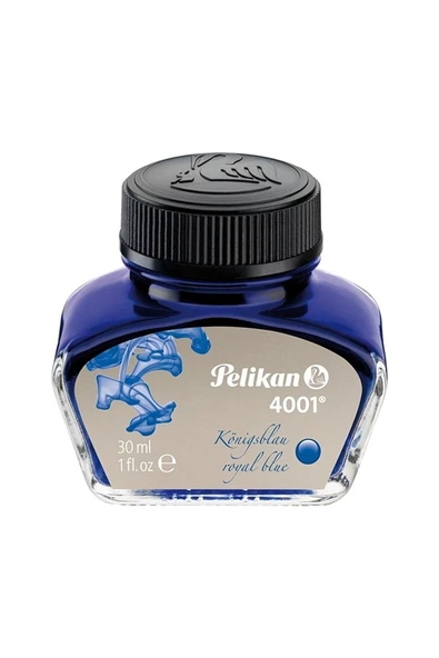 Pelikan 4001 Dolma Kalem Mürekkebi 30 Ml. 1 Kırmızı + 1 Siyah + 2 Mavi - 3