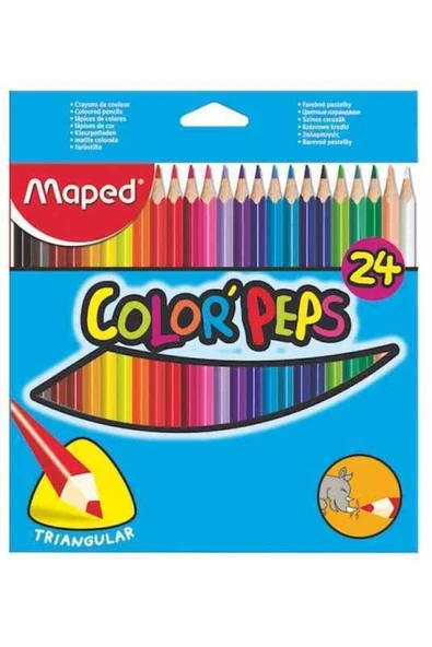 Maped Color Peps Kuru Boya Kalemi 24 Renk 3154141832246