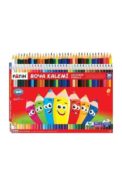 Fatih Kuru Boya 36 Renk Tam Boy Fa33245