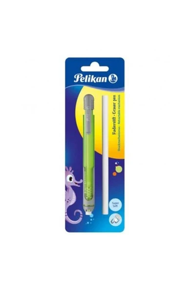 Pelikan Kalem Tipi Silgi Yedekli Blisterli Yeşil Renk
