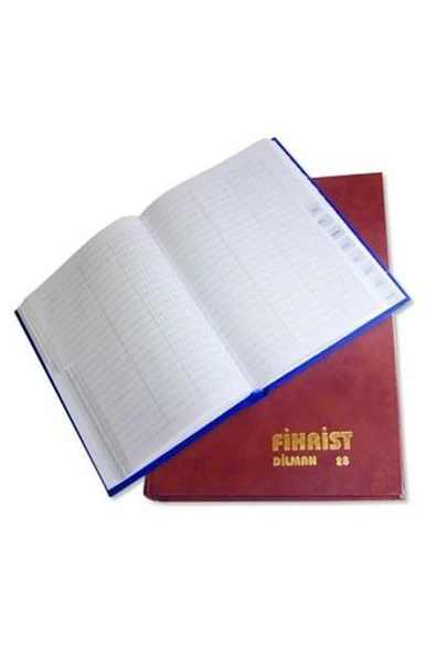 GÜRMAT Ticari Fihrist 12'li 20*28 Cilt Bezli