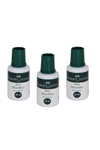 Faber Castell Sıvı Düzeltici Daksil 20 ml 3 Adet