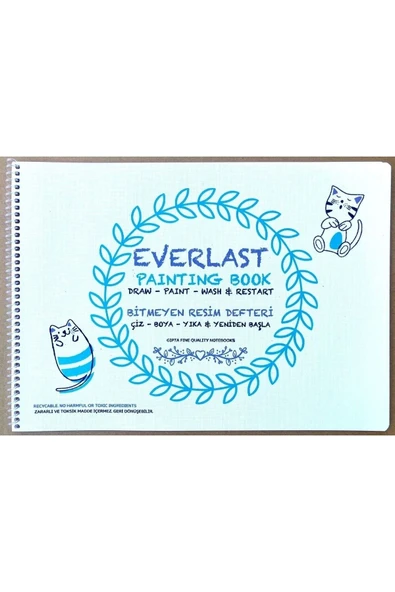 Gıpta Yıkanabilir Resim Defteri 25x35 Bitmeyen Resim Defteri Everlast Paıntıng Book