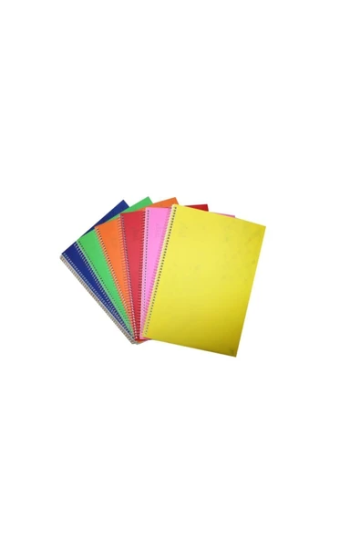 Color Liva A5 Pp Kapak Spiralli Defter 40 Yaprak Çizgisiz 6'lı