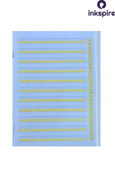 inkspire Yeni Müfredat Güzel Yazı Defteri 16,5x24 cm 24 YP 5 Adet Standart Kılavuz Dik Çizgili Yazı Defteri - 4