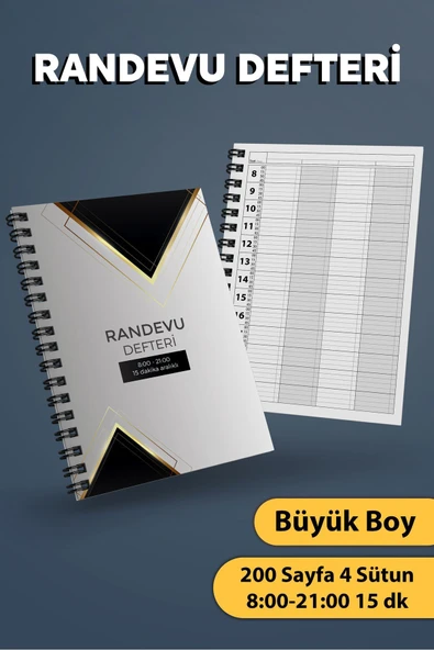Copyrite Randevu Planlama Defteri Günlük Ve Saatlik Planlayıcı Defter